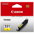 Tintenpatrone CLI-551Y für Canon Pixma JP7250/MG5450 7ml yellow Canon 6511B001 Produktbild Additional View 1 S