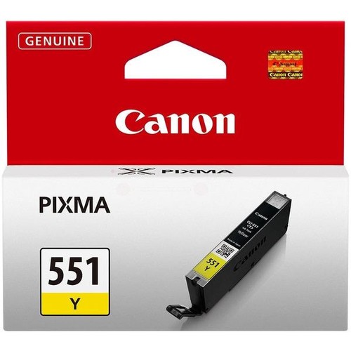 Tintenpatrone CLI-551Y für Canon Pixma JP7250/MG5450 7ml yellow Canon 6511B001 Produktbild Additional View 1 L