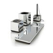 Stifteköcher i-Line chrom Kunststoff HAN 27653-88 Produktbild Additional View 1 S