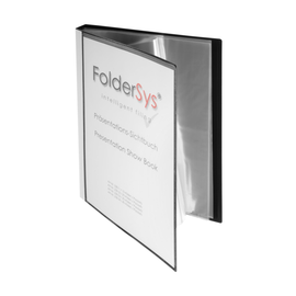 Sichtbuch mit 30 Hüllen A4 schwarz FolderSys 25013-30 Produktbild