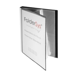 Sichtbuch mit 40 Hüllen A4 schwarz FolderSys 25014-30 Produktbild