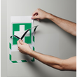 Magnetrahmen MAGNETIC SECURITY A4 grün/weiß magnetisch Durable 4945-131 (PACK=5 STÜCK) Produktbild Additional View 2 S