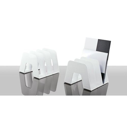 Prospektständer SORTER mit 3 Fächer 209x224x163mm weiß HAN 16200-12 Produktbild Additional View 1 L