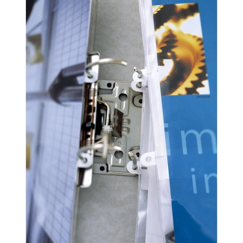 Schnellhefter A4 für gelochtes und ungelochtes Schriftgut aus Weichfolie transparent Durable 2512-19 Produktbild Additional View 1 L