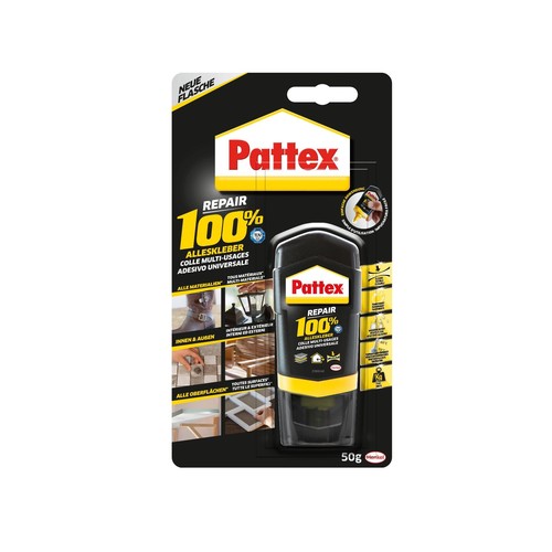 Klebstoff Alleskleber Hobby 50g Flasche transparent Pattex 9HP1BC6 (FL=50 GRAMM) Produktbild Front View L