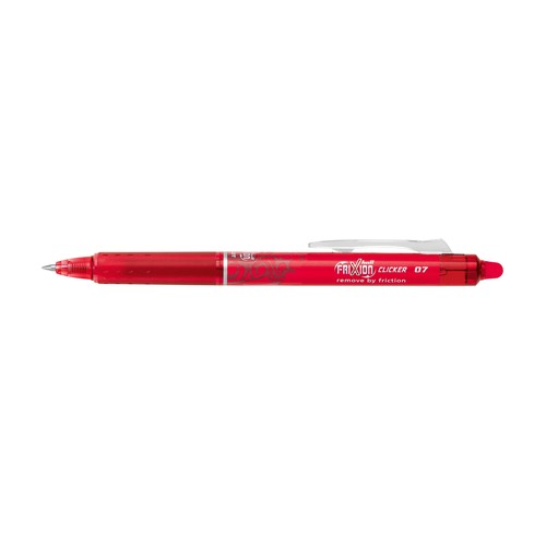 Tintenroller mit Radierspitze Frixion rot Ball Clicker mit Clip BLRT-FR7 0,4mm  Pilot 2270002 Produktbild Additional View 4 L