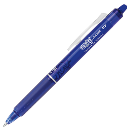 Tintenroller mit Radierspitze Frixion blau Ball Clicker mit Clip BLRT-FR7 0,4mm Pilot 2270003 Produktbild