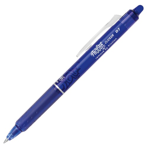 Tintenroller mit Radierspitze Frixion blau Ball Clicker mit Clip BLRT-FR7 0,4mm Pilot 2270003 Produktbild