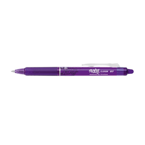 Tintenroller mit Radierspitze Frixion violett Ball Clicker mit Clip BLRT-FR7 0,4mm Pilot 2270008 Produktbild Additional View 4 L