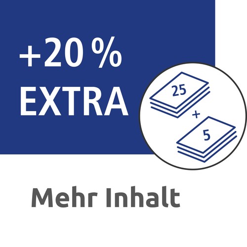 Rückenschilder zum Bedrucken 61x192mm kurz breit auf A4 Bögen recycling weiß selbstklebend Zweckform LR4761-25 (PACK=120 STÜCK) Produktbild Additional View 4 L