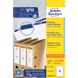 Rückenschilder zum Bedrucken 61x192mm kurz breit auf A4 Bögen recycling weiß selbstklebend Zweckform LR4761-25 (PACK=120 STÜCK) Produktbild Additional View 1 S