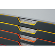 Schubladenbox Varicolor 7 Schübe 292x356x280mm grau Durable 7607-27 Produktbild Additional View 4 S