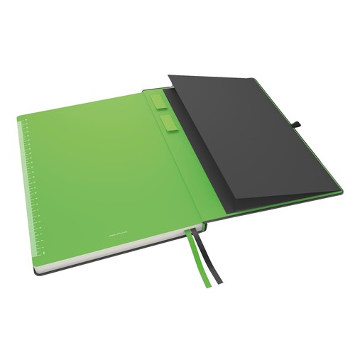 Notizbuch Complete Hardcover kariert 80Blatt iPad Format schwarz Leitz 4473-00-95 Produktbild Additional View 3 L