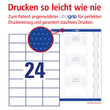 Etiketten Inkjet+Laser+Kopier 70x37mm auf A4 Bögen weiß Zweckform 3474-200 (PACK=5280 STÜCK) Produktbild Additional View 3 S