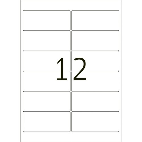 Etiketten Laser+Kopier 99,1x42,3mm auf A4 Bögen gelb wetterfest+ strapzierfähig Herma 8029 (PACK=300 STÜCK) Produktbild Additional View 2 L