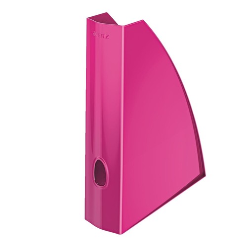 Stehsammler WOW 75x312x258mm pink metallic Kunststoff Leitz 5277-10-23 Produktbild Front View L