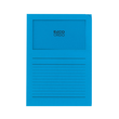 Sichtmappe Ordo 220x310mm Papier intensiv blau mit Sichtfenster Elco 29489.32 Produktbild