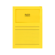 Sichtmappe Ordo 220x310mm Papier intensiv gelb mit Sichtfenster Elco 29489.72 Produktbild