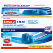 Tischabroller Easy Cut Compact incl. 1Rolle befüllbar bis 19mm x 33m blau Tesa 53825-00000-01 Produktbild Additional View 1 S