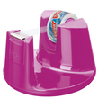 Tischabroller Easy Cut Compact incl. 1Rolle befüllbar bis 19mm x 33m pink Tesa 53823-00000-01 Produktbild
