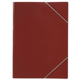 Eckspanner Oxford A4 für 50Blatt bordeaux PP 100555330 Produktbild