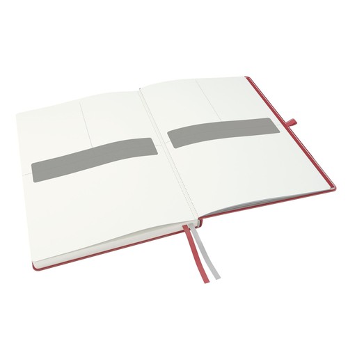 Notizbuch Complete Hardcover kariert 80Blatt A4 rot Leitz 4471-00-25 Produktbild Additional View 1 L