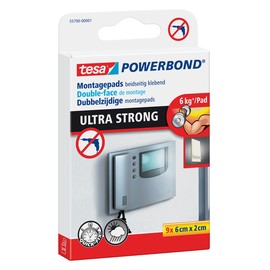 Powerbond Ultra Strong Pads bis 6kg Haftkraft farblos Tesa 55790-00001-00 (PACK=9 STÜCK) Produktbild