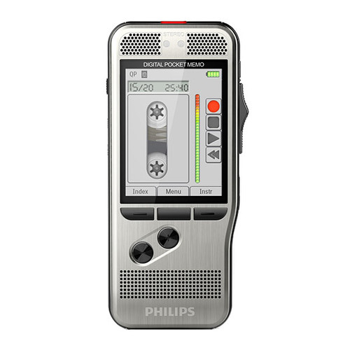 Diktier-, Wiedergabegerät Digital Pocket Memo Kit Philips DPM7700 Produktbild Front View L