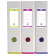 Ordner Oxford myColor A4 80mm weiß/pink PP 100081031 Produktbild Additional View 1 S