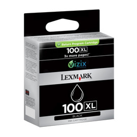 Tintenpatrone 100XL für Lexmark Impact S301/Prestige Pro 802 19ml schwarz Lexmark 14N1068E Produktbild