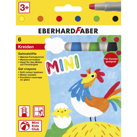 Gelmalstifte Set Kartonetui farbig sortiert Eberhard Faber 529006 (PACK=6 STÜCK) Produktbild