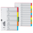 Register Blanko A4 230x297mm 10-teilig mehrfarbig Karton Pagna 32001-20 Produktbild Additional View 1 S