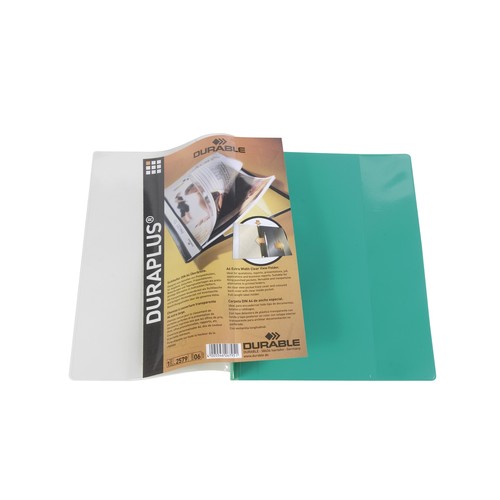 Präsentationshefter Duraplus A4 Überbreite grün Durable 2579-05 Produktbild Additional View 3 L