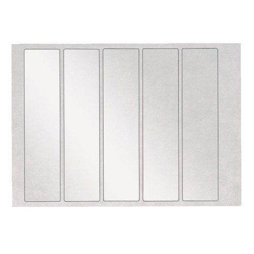Schutzetikett für Beschriftungsetiketten OCplus 46x195mm farblos Leitz 6651-00-03 (BTL=500 STÜCK) Produktbild Front View L