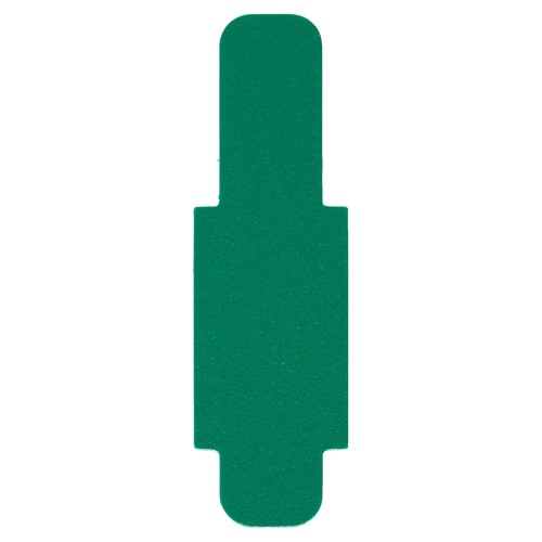Stecksignal 12x40mm dunkelgrün Hartfolie Leitz 6030-00-59 (BTL=50 STÜCK) Produktbild Front View L