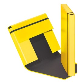 Heftbox A4 mit Gummizug gelb Pagna 21309-04 Produktbild