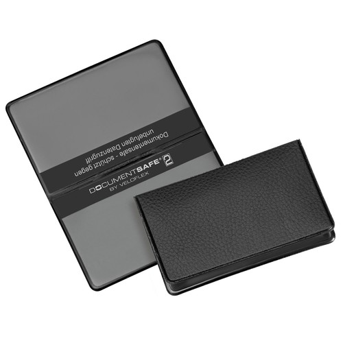 Schutzhüllen DOCUMENTSAFE für 2 Karten 93x59mm schwarz Veloflex 3274800 Produktbild Additional View 2 L