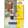 Etiketten Laser Ø 40mm auf A4 Bögen weiß Zweckform L3415-100 (PACK=2400 STÜCK) Produktbild Additional View 1 S