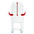Design Flipchart-Tafel Evolution Plus Mobil 68x97cm mit Rollen Magnetoplan 1227050 Produktbild Additional View 4 S