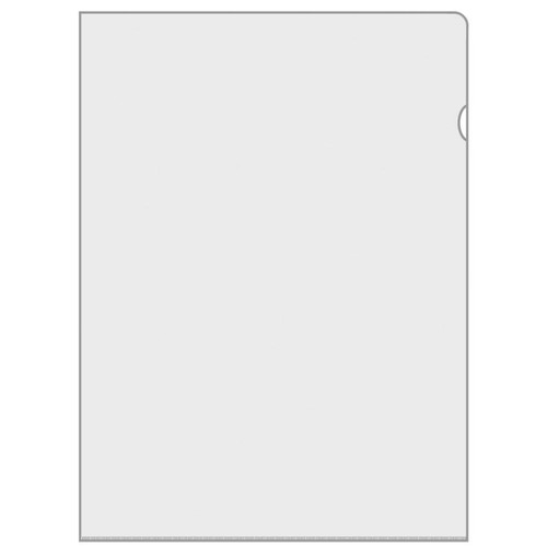 Sichthülle oben + rechts offen A4 180µ glasklar PVC Veloflex 4548000 Produktbild Front View L