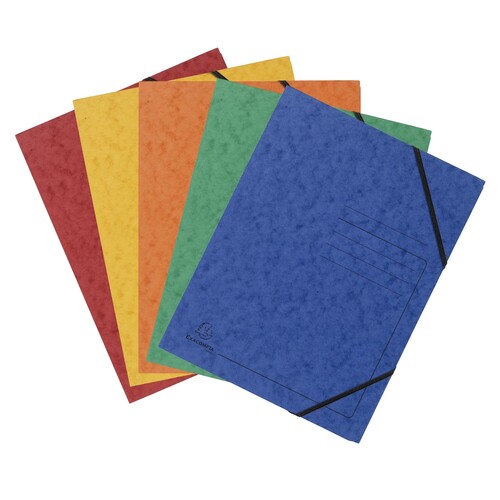 Eckspanner A4 GZ orange Karton Exacompta 555414E Produktbild Additional View 1 L