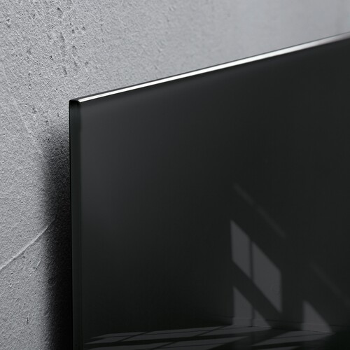 Glas-Magnetboard artverum 300x300x15mm schwarz inkl. Magnete Sigel GL157 Produktbild Additional View 4 L
