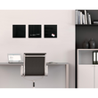 Glas-Magnetboard artverum 300x300x15mm schwarz inkl. Magnete Sigel GL157 Produktbild Additional View 1 S