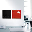 Glas-Magnetboard artverum 300x300x15mm schwarz inkl. Magnete Sigel GL157 Produktbild Additional View 2 S
