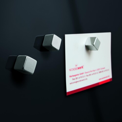 Glas-Magnetboard artverum 300x300x15mm schwarz inkl. Magnete Sigel GL157 Produktbild Additional View 6 L
