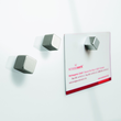 Glas-Magnetboard artverum 300x300x15mm super-weiß inkl. Magnete Sigel GL158 Produktbild Additional View 7 S