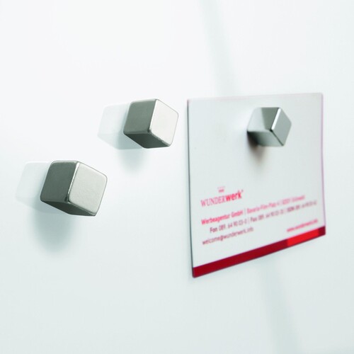 Glas-Magnetboard artverum 300x300x15mm super-weiß inkl. Magnete Sigel GL158 Produktbild Additional View 7 L