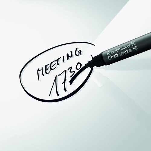 Glas-Magnetboard artverum 300x300x15mm super-weiß inkl. Magnete Sigel GL158 Produktbild Additional View 3 L