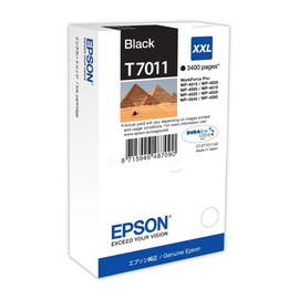 Tintenpatrone T7011XXL für Epson WP4015DN/WP4525DNF 3400Seiten schwarz Epson T701140 Produktbild