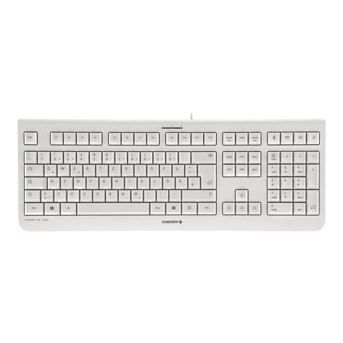 Cherry KC 1000 - Tastatur - Deutsch - Hellgrau Produktbild Additional View 2 L